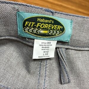 Haband fit forever Men's Dress Pants